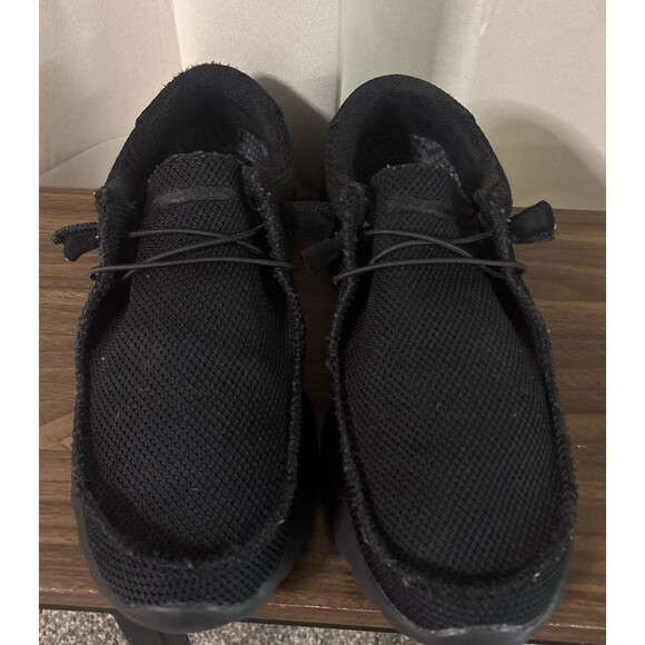 Men’s Sketchers Classic Fit Air Cooler Black Slip On Shoes Size 9 - Picture 2 of 8